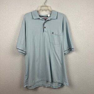 Grand Slam Men's Light Blue Stretch Short Sleeve Polo Shirt Size 2XL